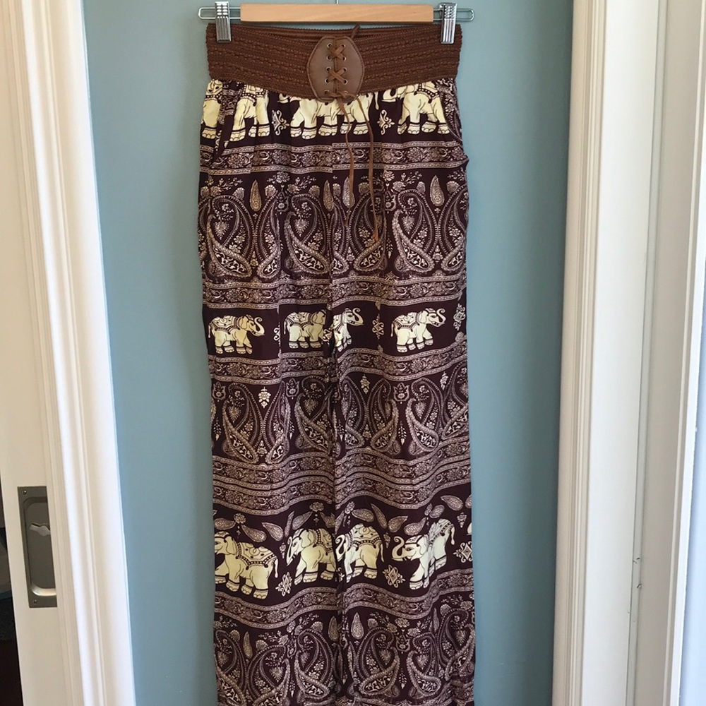 Elephant high waisted lounge pants